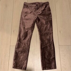 Free People Velvet Brown Pants
